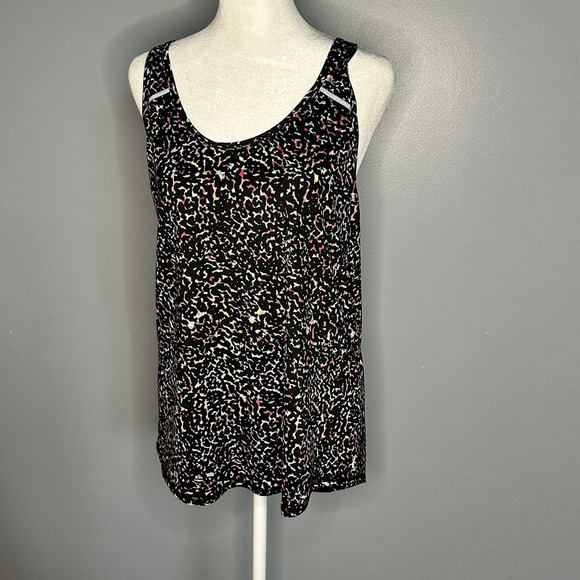 Lucy Tie Dye Cheetah Print Athletic Top Size Large - Picture 2 of 7